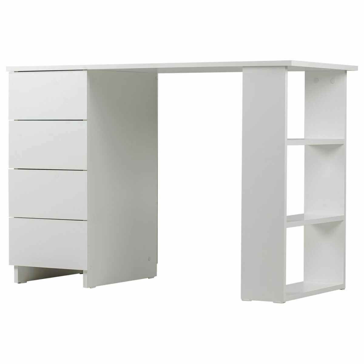 Стол письменный/компьютерный BRABIX "Scandi CD-016", 1100х500х750 мм, 4 ящика, белый, 641891, ЦБ013707-1 — изображение 7