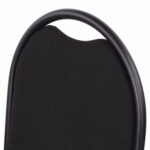 Стул для посетителей РС00Л, черный каркас, ткань черная — изображение 7