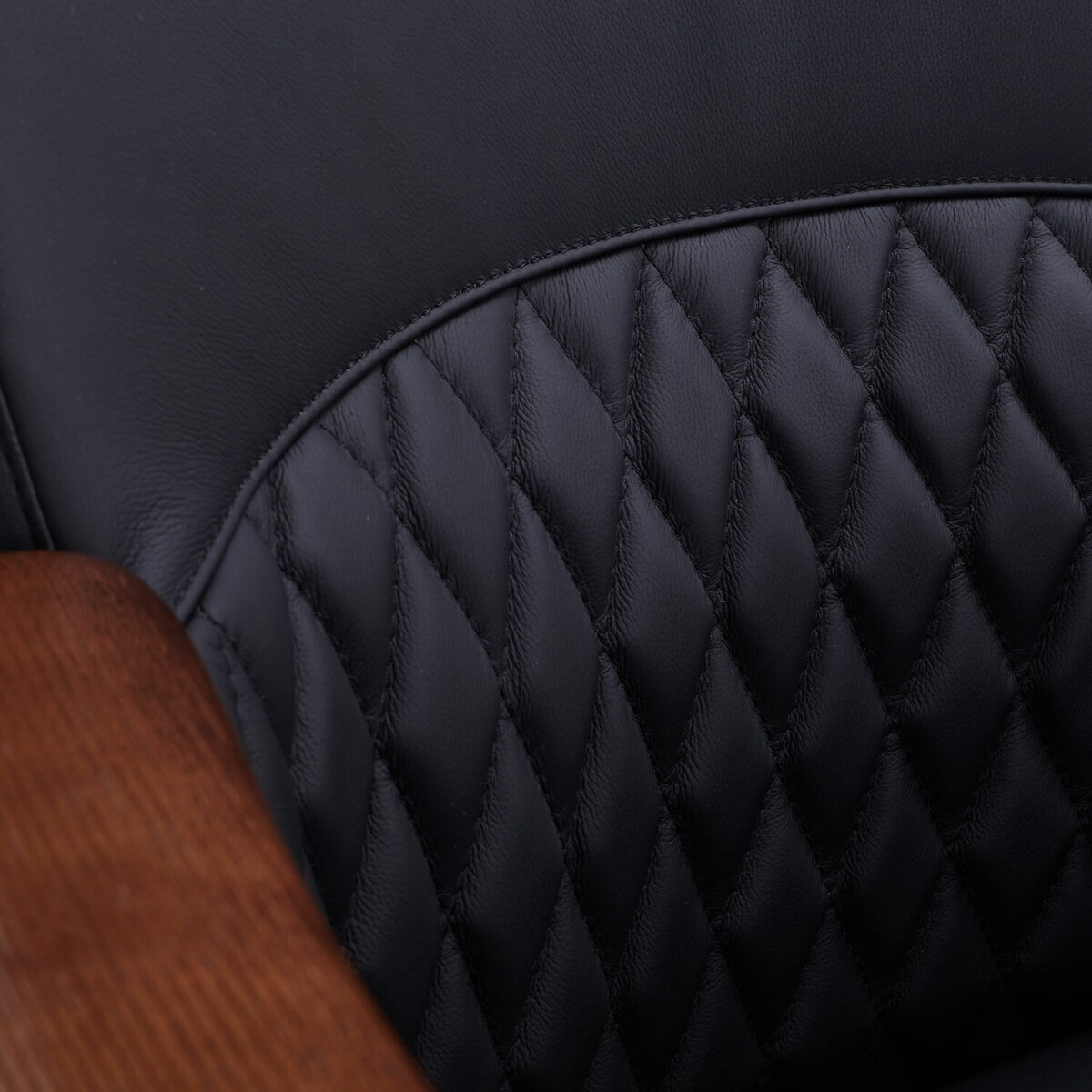 Кресло HAWASAN (ХАВАСАН) "Desire EX-771", мультиблок, дерево, натуральная кожа, черное, 532935 — изображение 7