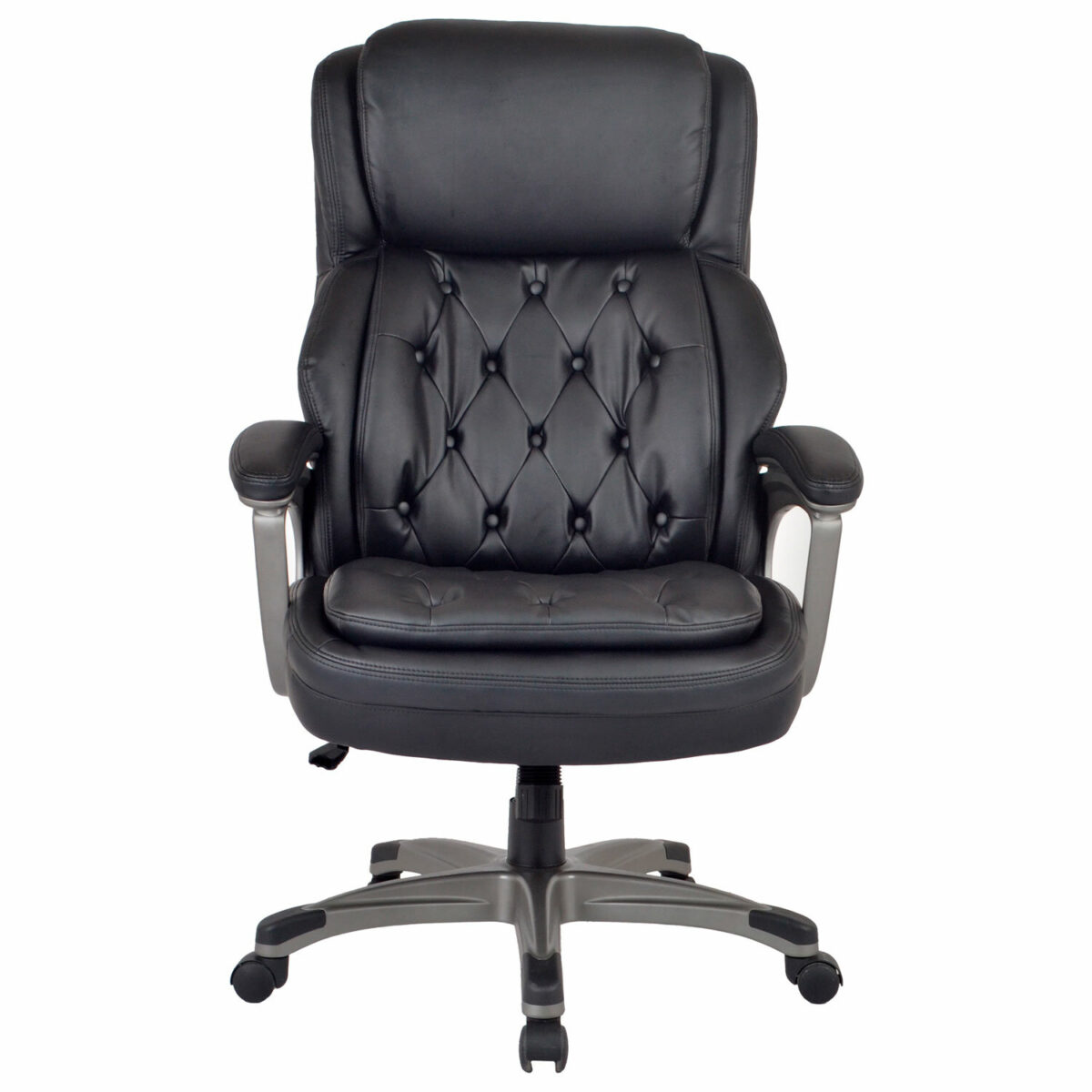 Кресло BRABIX PREMIUM "Regal EX-557", НАГРУЗКА до 150 кг, пружинный блок, экокожа, черный, 532945 — изображение 3