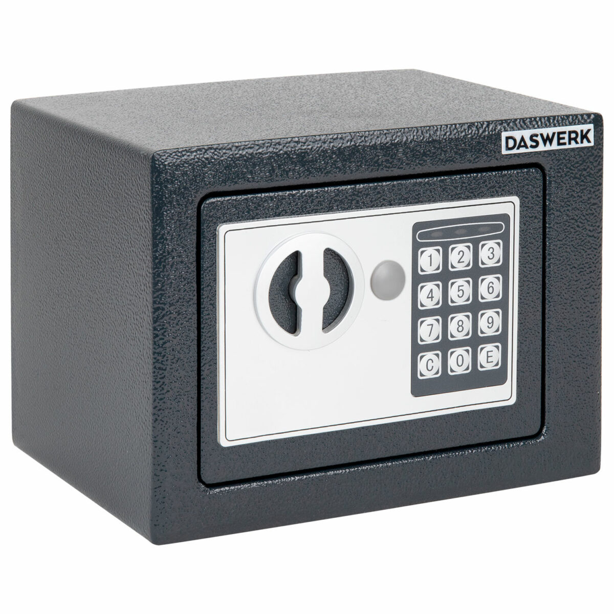 Сейф мебельный DASWERK (ДАСВЕРК) SC-170EL (170х230х170 мм), электронный замок, графит, 291338 — изображение 2
