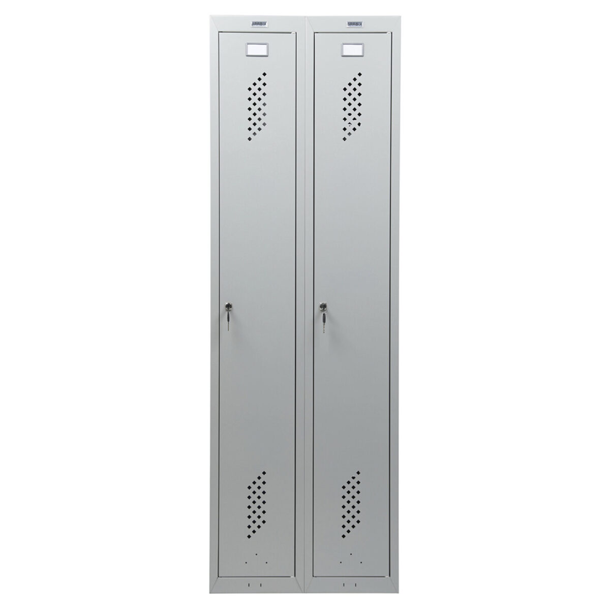 Шкаф металлический для одежды BRABIX "LK 21-80", УСИЛЕННЫЙ, 2 секции, 1830х800х500 мм, 37 кг, 291129, S230BR406102 — изображение 4