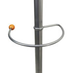 Вешалка-стойка BRABIX "CR-8121" на мраморном диске, металл, 6+4 крючка, цвет серебристый, 606437 — изображение 4