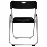Стул складной BRABIX "Golf Lite CF-017", серебристый каркас, пластик чёрный, 532895 — изображение 4