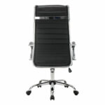 Кресло офисное BRABIX "Style EX-528", экокожа, хром, черное, 531947 — изображение 6