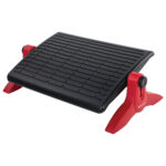 Подставка для ног BRAUBERG офисная, 45х32 см, регулируемые высота и угол наклона, черная, 531489 — изображение 2