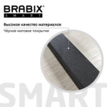 Стеллаж BRABIX "Smart SH-007", 605х295х1193 мм, ЛОФТ, трапеция, складной, металл/ЛДСП дуб, каркас черный, 641872 — изображение 11