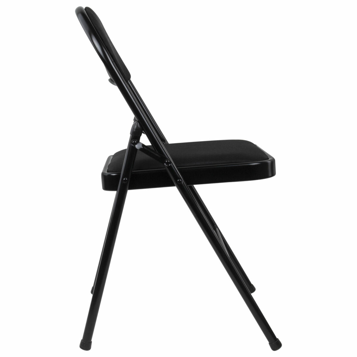 Стул складной BRABIX "Golf Plus CF-003 КОМФОРТ", чёрный каркас, чёрная ткань, 532889 — изображение 6