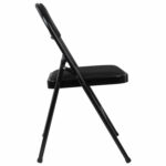 Стул складной BRABIX "Golf Plus CF-003 КОМФОРТ", чёрный каркас, чёрная ткань, 532889 — изображение 6