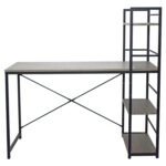 Стол на металлокаркасе BRABIX "LOFT CD-005", 1200х520х1200 мм, 3 полки, цвет дуб антик, 641222 — изображение 3