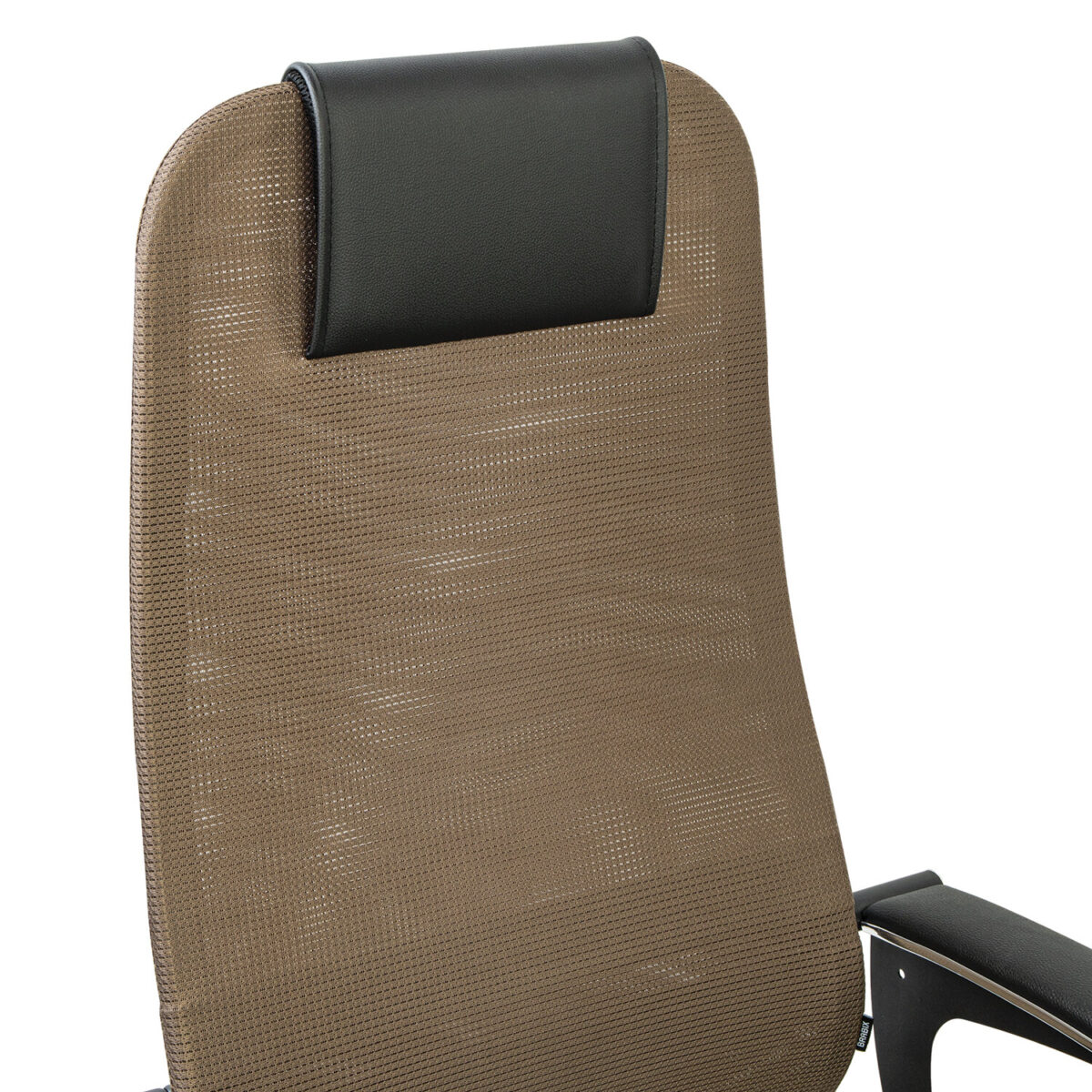 Кресло BRABIX PREMIUM "Ultimate EX-801" хром, плотная двойная сетка Х2, черное/коричневое, 532920 — изображение 13