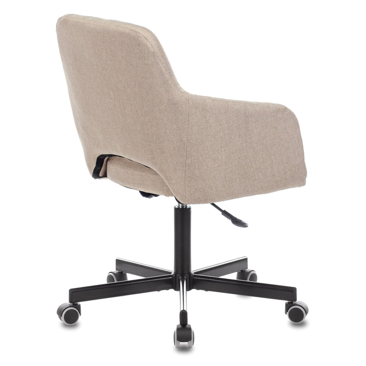 Кресло CH-380M, пятилучие металлическое, ткань, бежевое, 1430564 — изображение 5