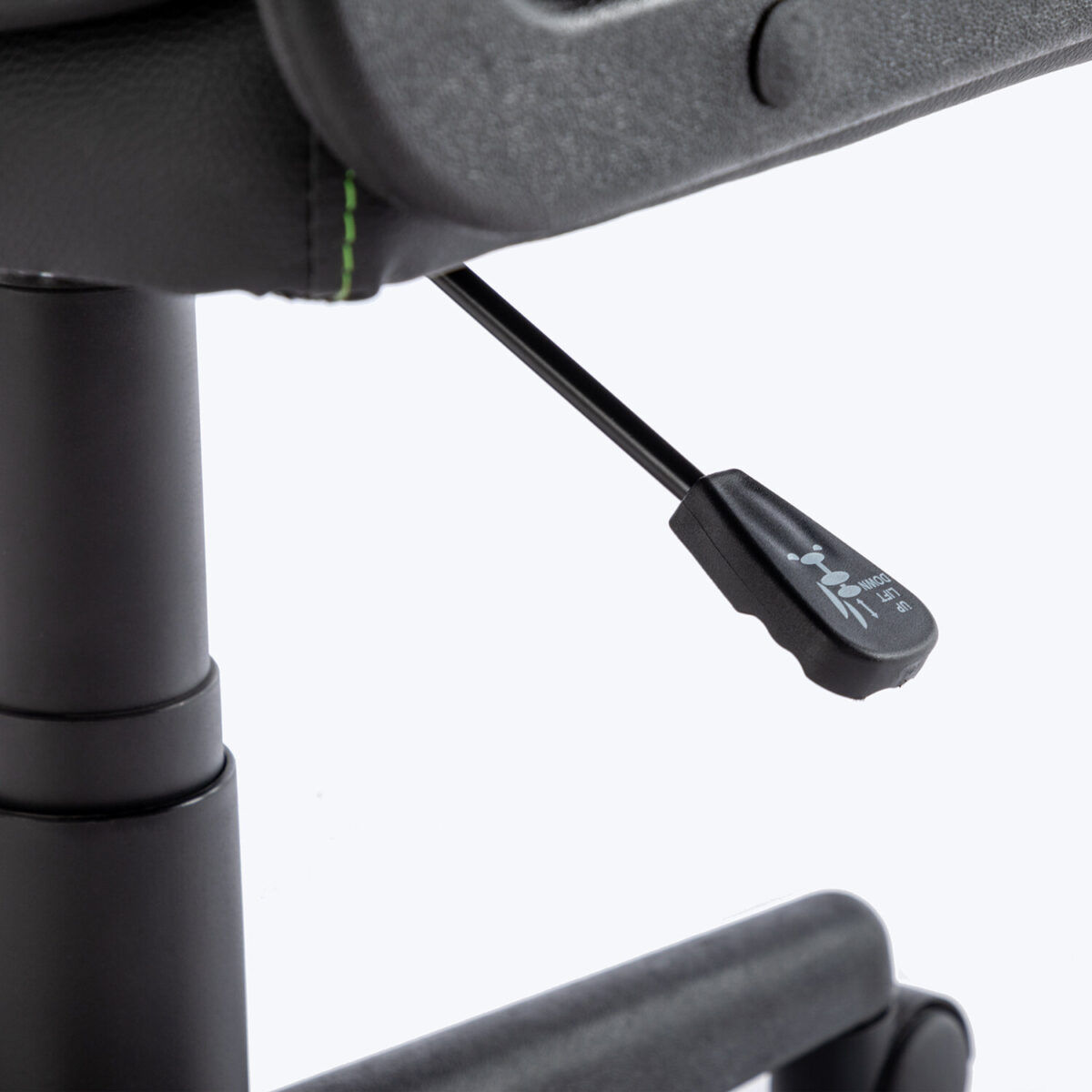 Кресло компьютерное BRABIX "Stripe GM-202", экокожа, черное/зеленое, 532511 — изображение 10