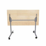 Стол складной "Эверест", 1200х600х760 мм, серый каркас, ЛДСП клен — изображение 4