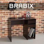Стол письменный/компьютерный BRABIX "Scandi CD-017", 900х450х750 мм, 2 ящика, венге, 641896, ЦБ013706-3 — изображение 26