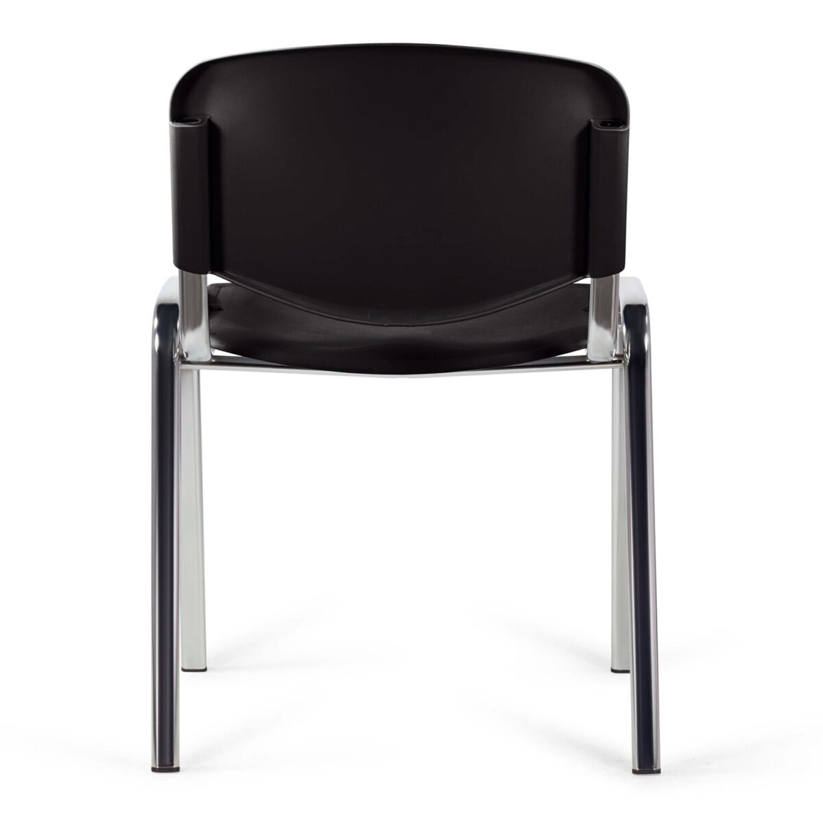Стул STAFF "Iso Plast CF-009", хром каркас, пластик черный, 532571 — изображение 6
