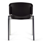 Стул STAFF "Iso Plast CF-009", хром каркас, пластик черный, 532571 — изображение 6