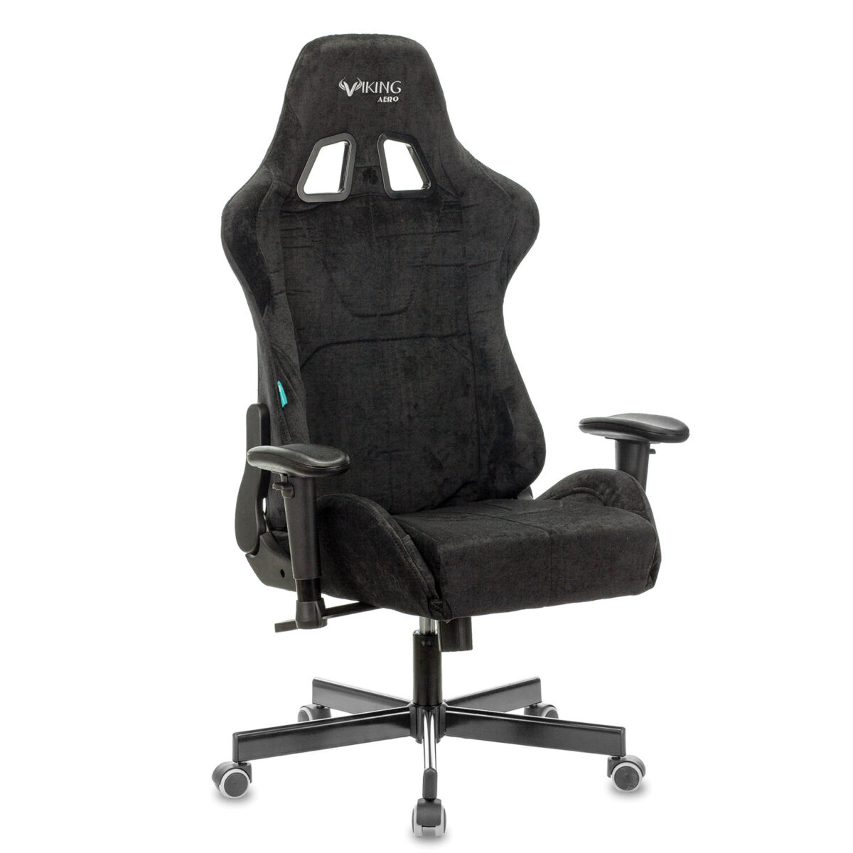 Кресло компьютерное Zombie VIKING KNIGHT, 2 подушки, ткань, черное, 1379928 — изображение 9