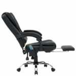 Кресло офисное CROMEX (КРОМЕКС) "Lounge MS-007", подножка, 6 массажных модулей, экокожа, черное, 532960 — изображение 11