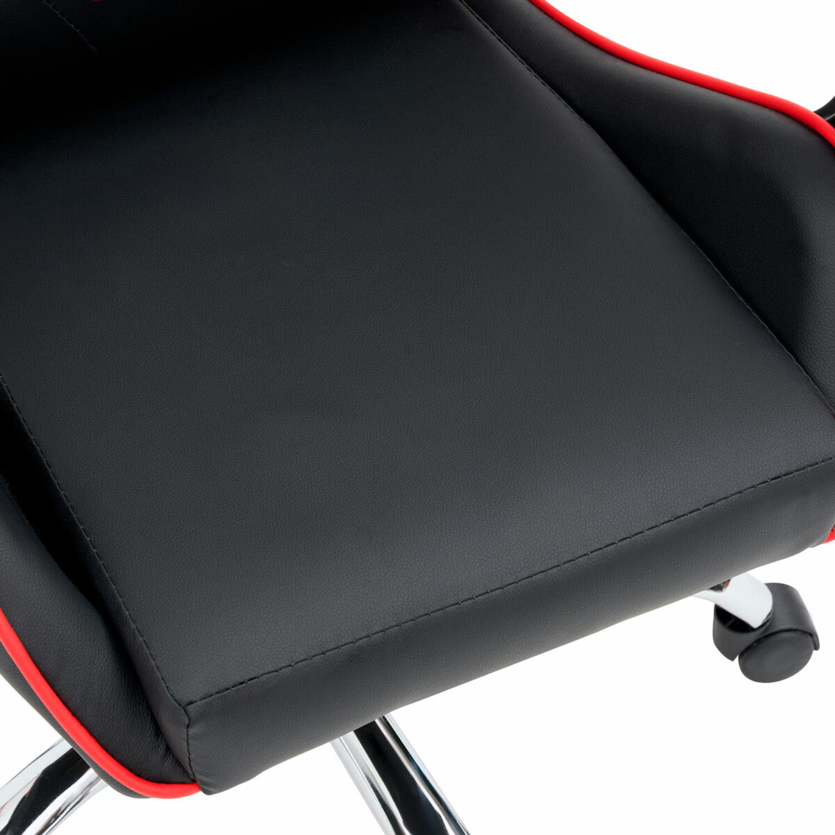 Кресло компьютерное CROMEX (КРОМЕКС) "Joker GM-125", две подушки, экокожа, черное/красное, 532954 — изображение 13