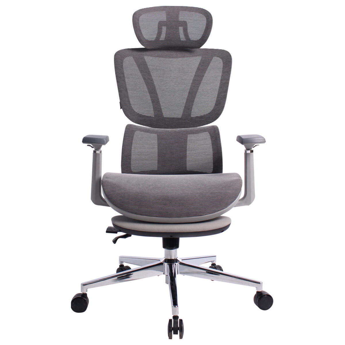 Кресло BRABIX PREMIUM "Evolution ER-700", подножка, слайдер, синхромеханизм, сетка, серое, 532948 — изображение 2
