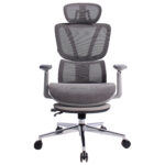 Кресло BRABIX PREMIUM "Evolution ER-700", подножка, слайдер, синхромеханизм, сетка, серое, 532948 — изображение 2