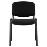 Стул для персонала и посетителей BRABIX "Iso CF-005", черный каркас, ткань черная, 531971 — изображение 2