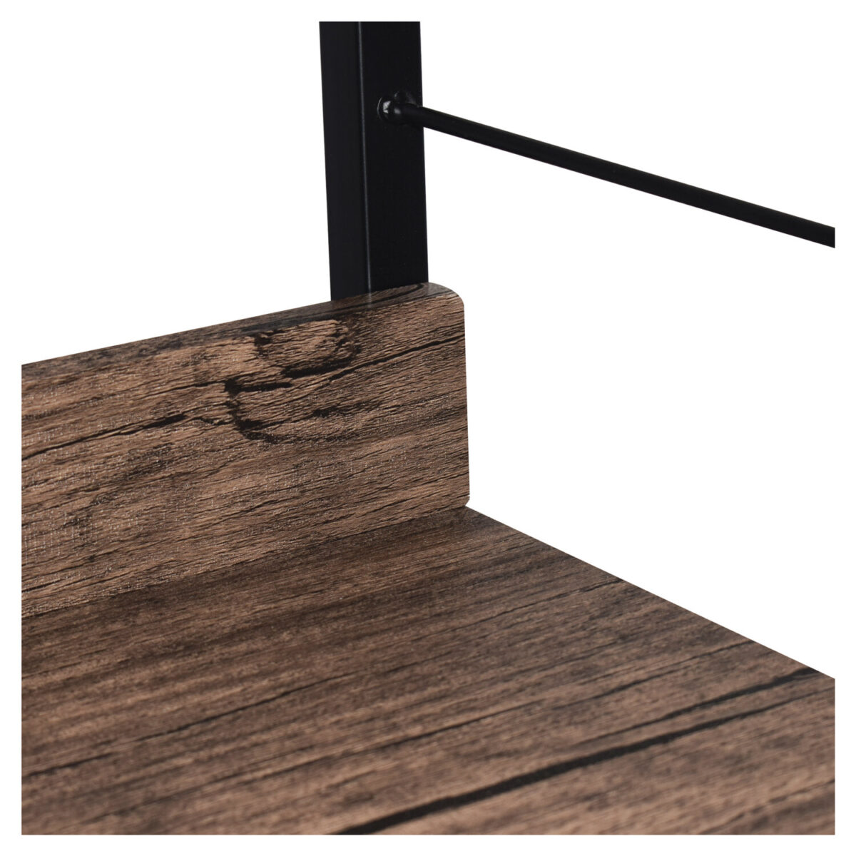 Стеллаж на металлокаркасе BRABIX "LOFT SH-002", 600х350х845 мм, цвет морёный дуб, 641231 — изображение 8