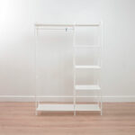 Вешалка-стеллаж "Валенсия-1", 1555х1090х300 мм, 7 полок, металл, белая, ГСВ1 Б — изображение 4