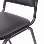 Стул для посетителей РС00Л, черный каркас, кожзам черный — изображение 7