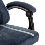 Кресло компьютерное BRABIX "Shooter GM-123", 2 подушки, ткань, синее/серое, 533212 — изображение 11