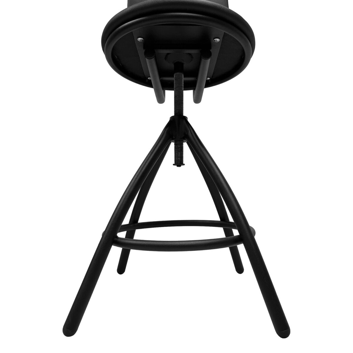 Стул кресло кассира, ресепшен РС61/Д, на винте, без подлокотников, кожзам, черное — изображение 7