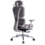 Кресло BRABIX PREMIUM "Evolution ER-700", подножка, слайдер, синхромеханизм, сетка, серое, 532948 — изображение 3