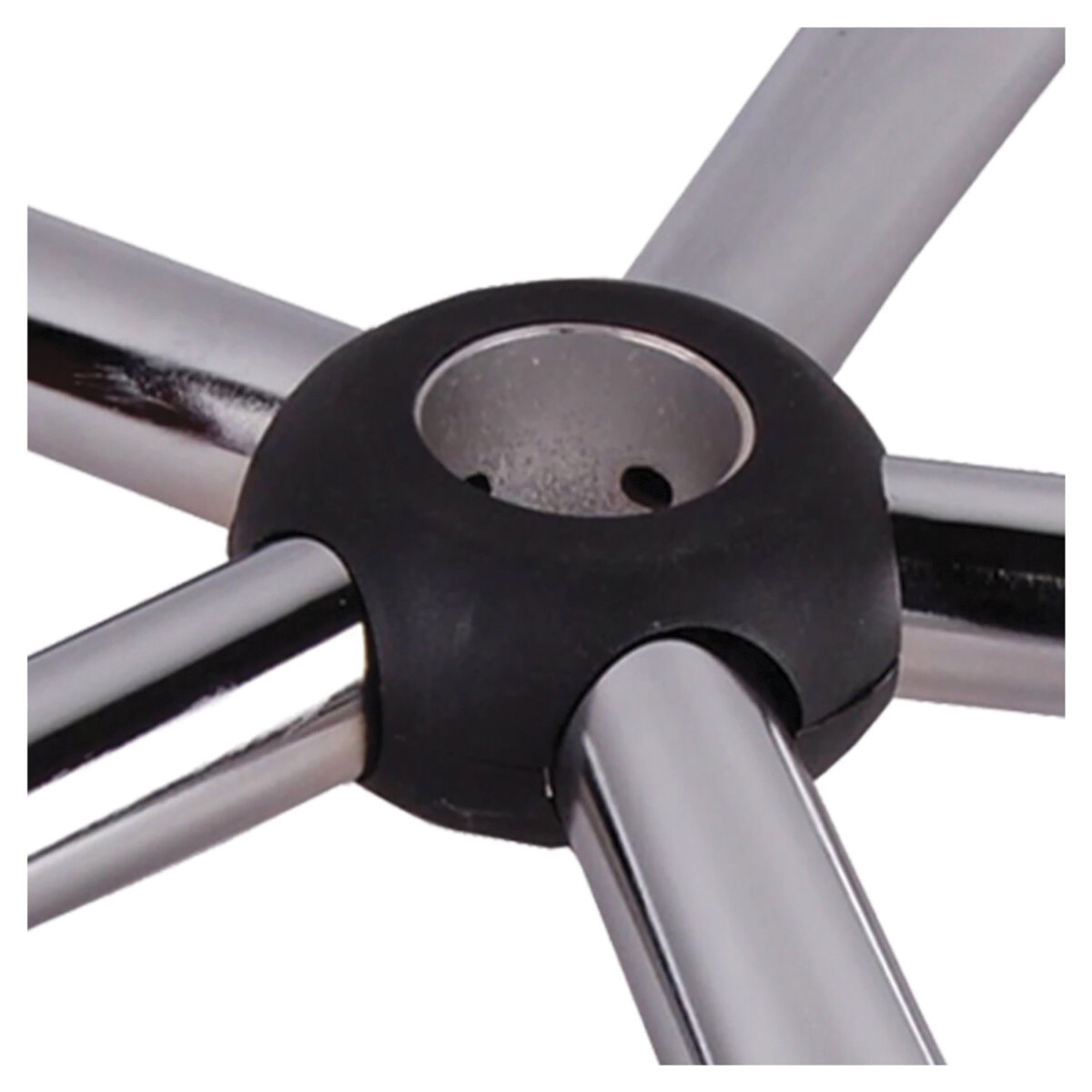 Накладка-кожух для хромированного пятилучия NZ004, пластик черный — изображение 1