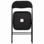 Стул складной BRABIX "Golf CF-007", чёрный каркас, чёрная ткань, 532892 — изображение 13