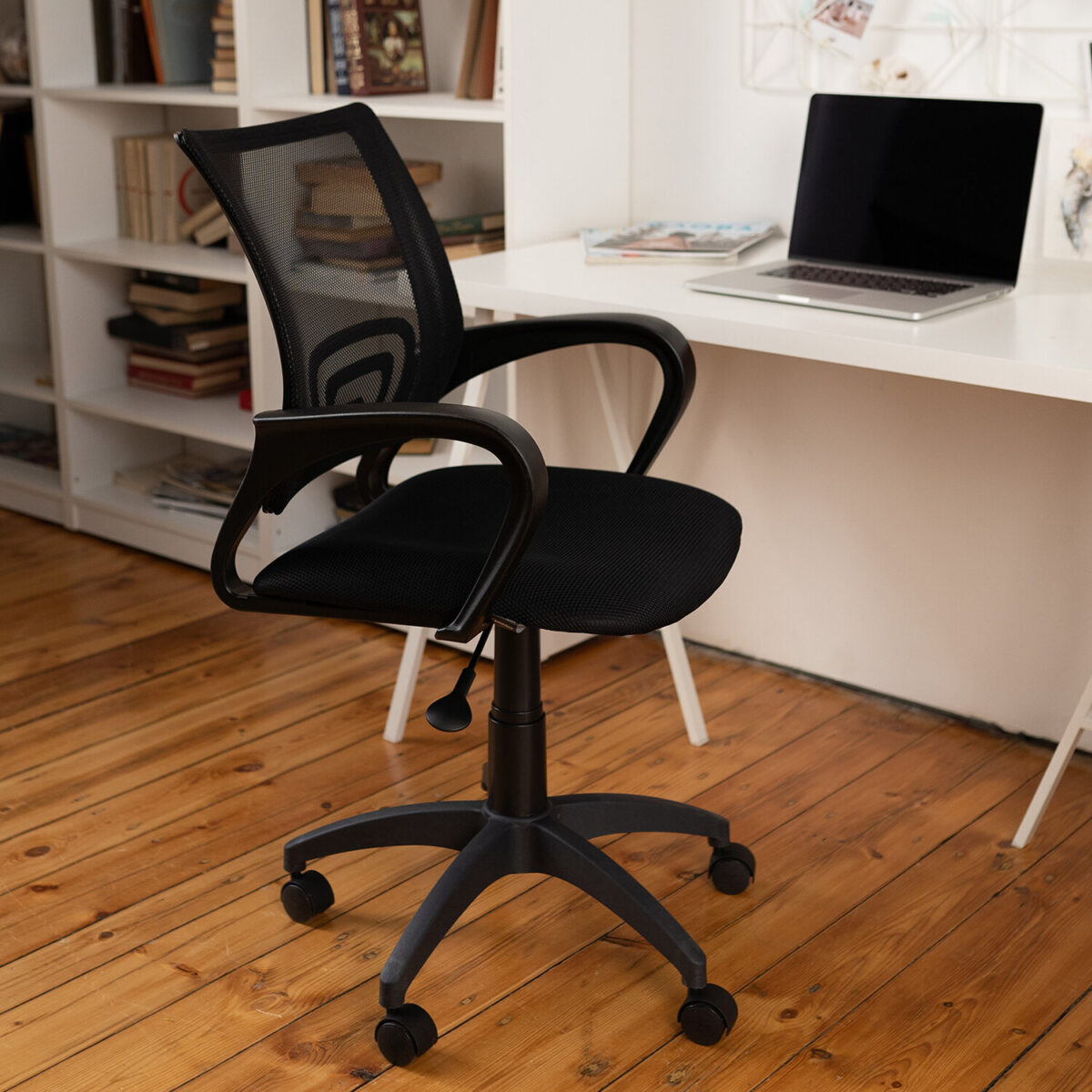 Кресло BRABIX "Fly MG-396", с подлокотниками, сетка, черное, 532083 — изображение 16