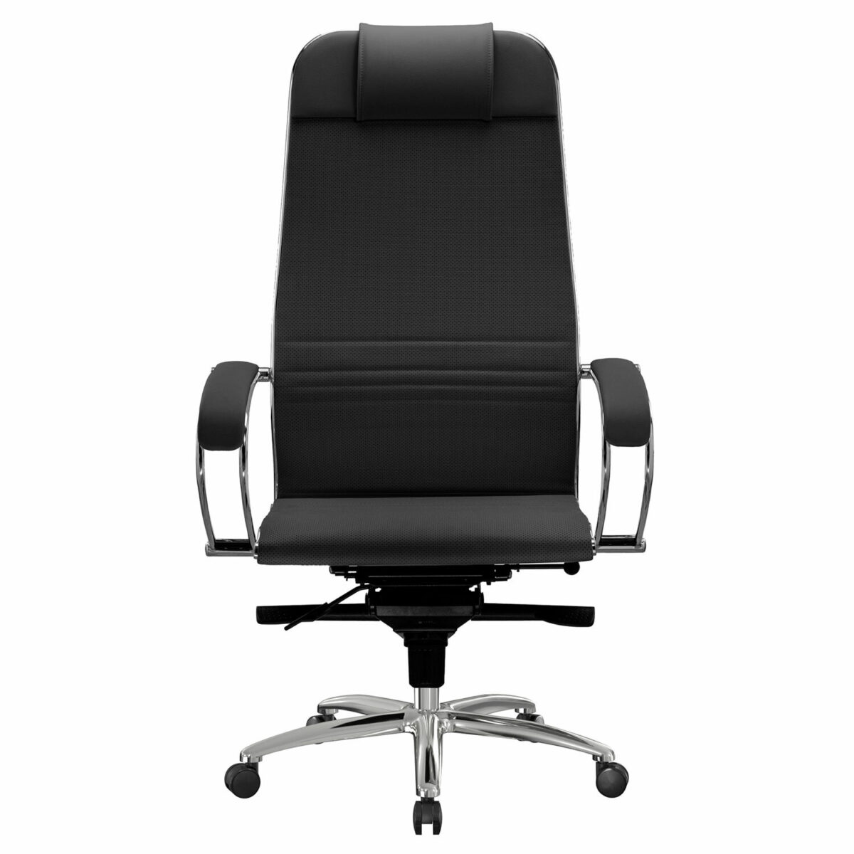 Кресло офисное МЕТТА "SAMURAI" K-1, экокожа, черное — изображение 4