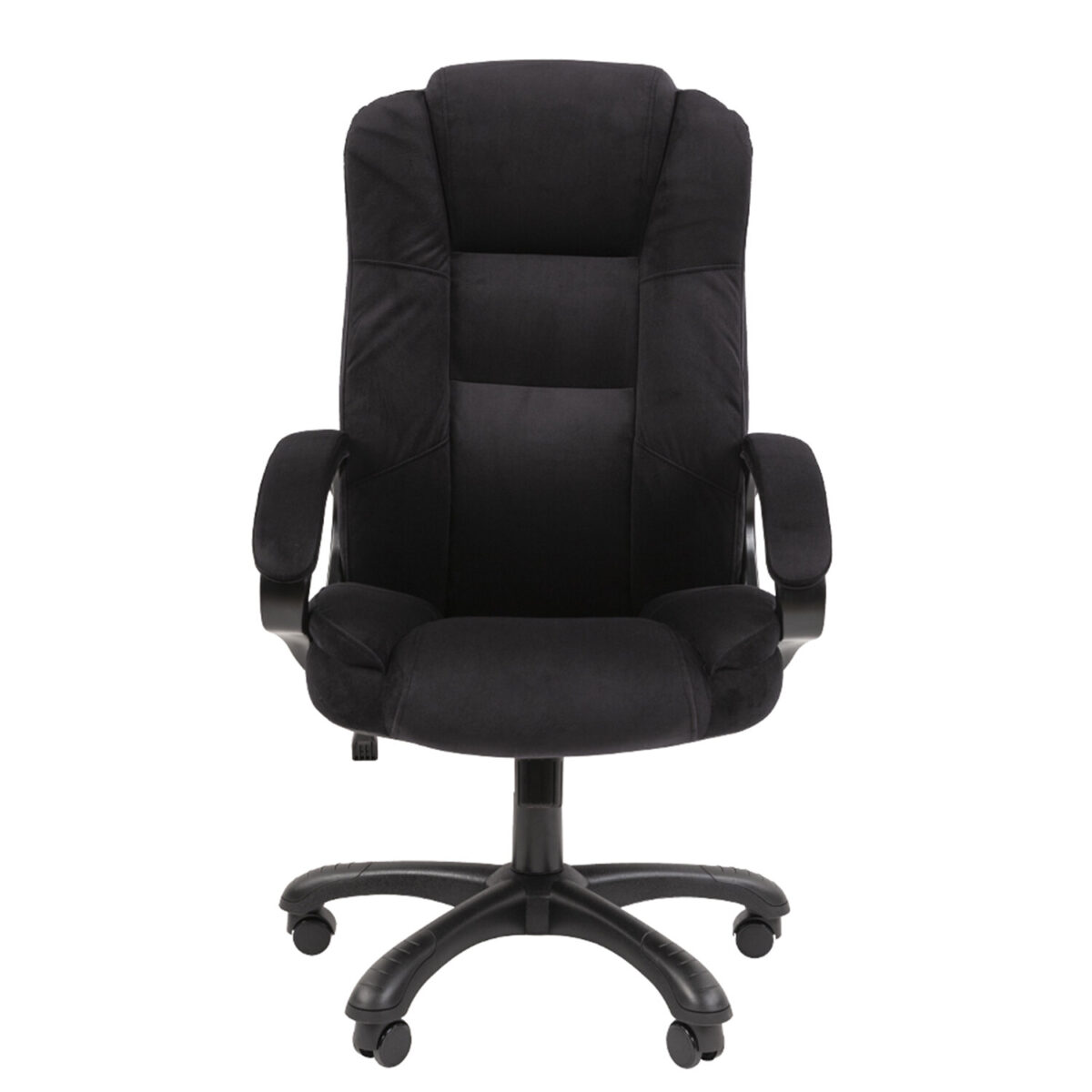 Кресло офисное Chairman CH 600, велюр, черное, 7158676 — изображение 3