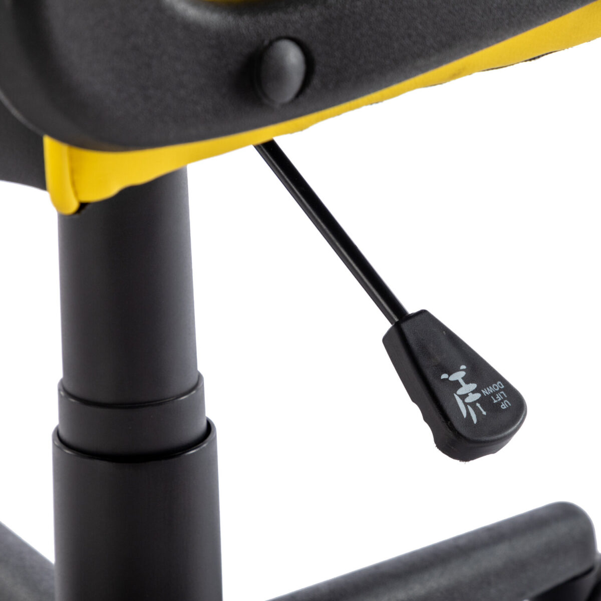 Кресло компьютерное BRABIX "Shark GM-203", экокожа, черное/желтое, 532514 — изображение 12