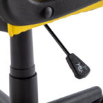 Кресло компьютерное BRABIX "Shark GM-203", экокожа, черное/желтое, 532514 — изображение 12