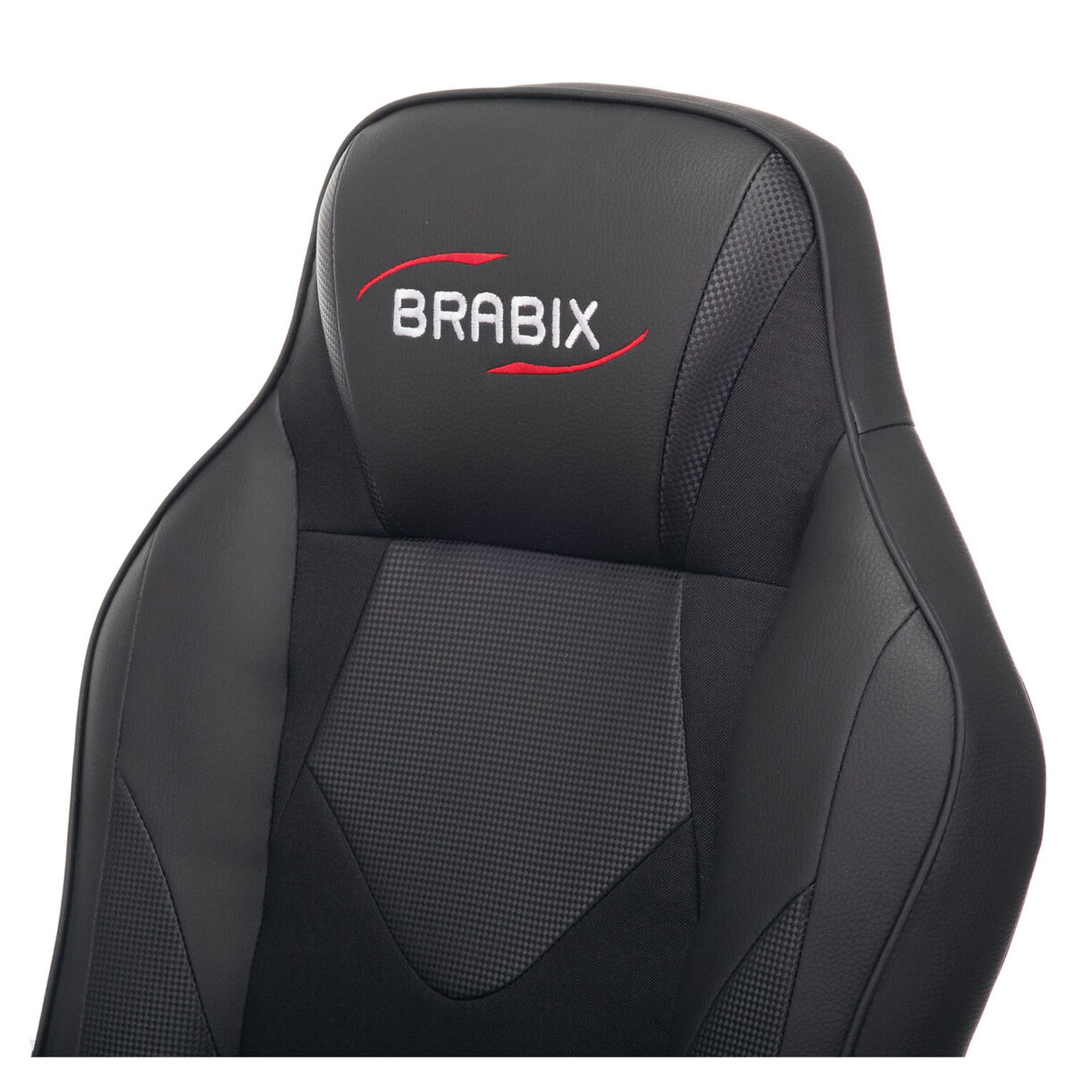 Кресло компьютерное BRABIX "Game GM-017", экокожа/ткань, черное, 532641, GM-017_532641 — изображение 6