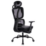 Кресло BRABIX PREMIUM "Venom GM-530", подножка, синхромеханизм, экокожа/сетка, черное/серое, 532951 — изображение 3