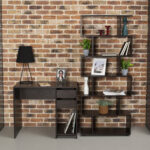 Стол письменный/компьютерный BRABIX "Scandi CD-017", 900х450х750 мм, 2 ящика, венге, 641896, ЦБ013706-3 — изображение 8