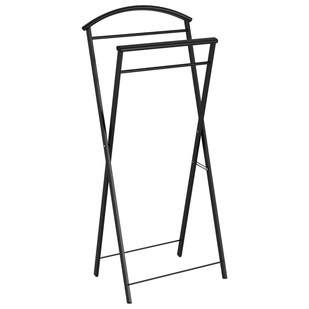 Вешалка-стойка костюмная "Контур", 980х440х310 мм, металл, черная, ВНП 367 Ч — изображение 1