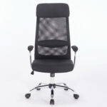 Кресло офисное BRABIX "Flight EX-540", хром, ткань, сетка, черное, 531847 — изображение 5