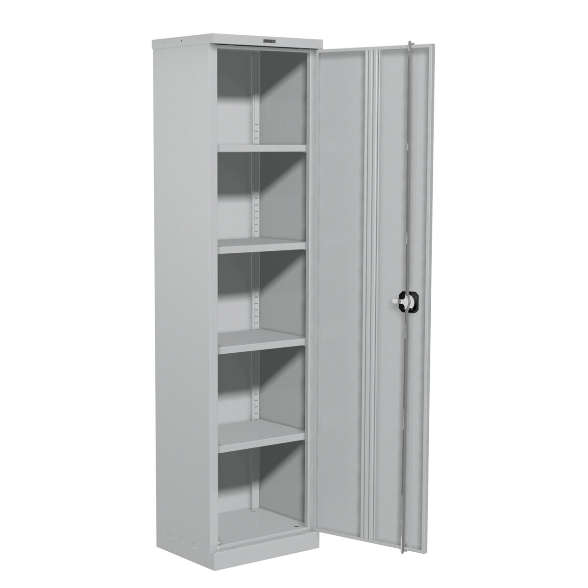 Шкаф металлический офисный BRABIX "MK 18/47/46-01", 1830х472х460 мм, 30 кг, 4 полки, разборный, 291139, S204BR181202 — изображение 7