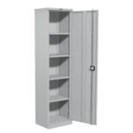 Шкаф металлический офисный BRABIX "MK 18/47/46-01", 1830х472х460 мм, 30 кг, 4 полки, разборный, 291139, S204BR181202 — изображение 7