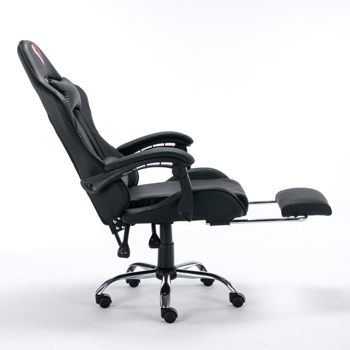 Кресло компьютерное BRABIX "Dexter GM-135", подножка, две подушки, экокожа, черное, 532800 — изображение 9