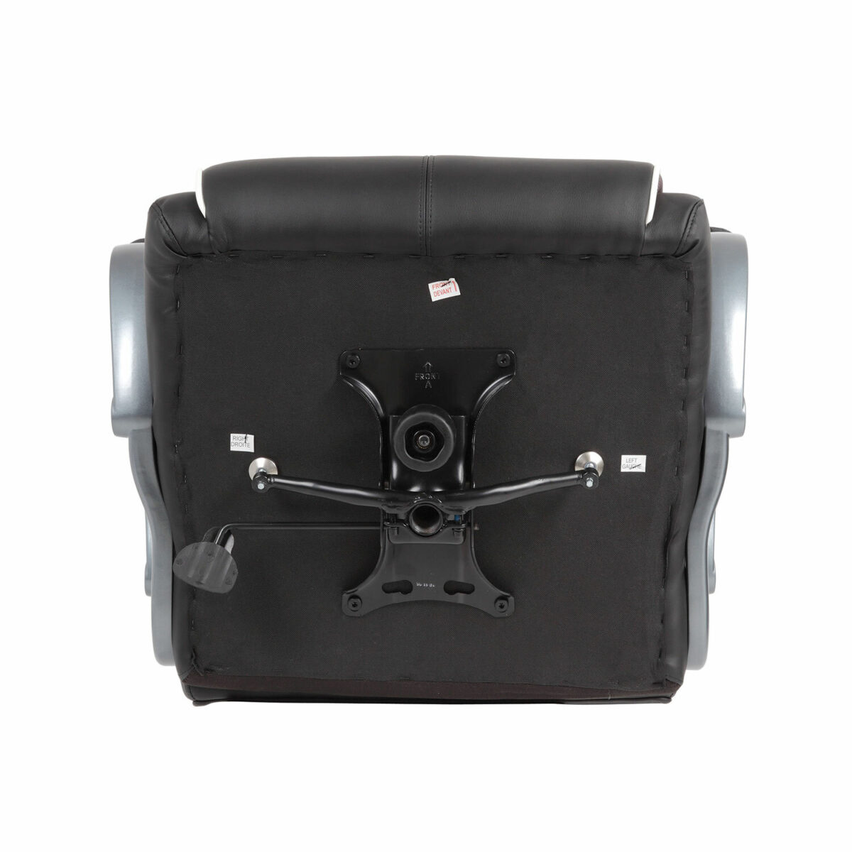 Кресло офисное BRABIX PREMIUM "Strong HD-009", НАГРУЗКА до 200 кг, экокожа черная, ткань серая, 531945 — изображение 14