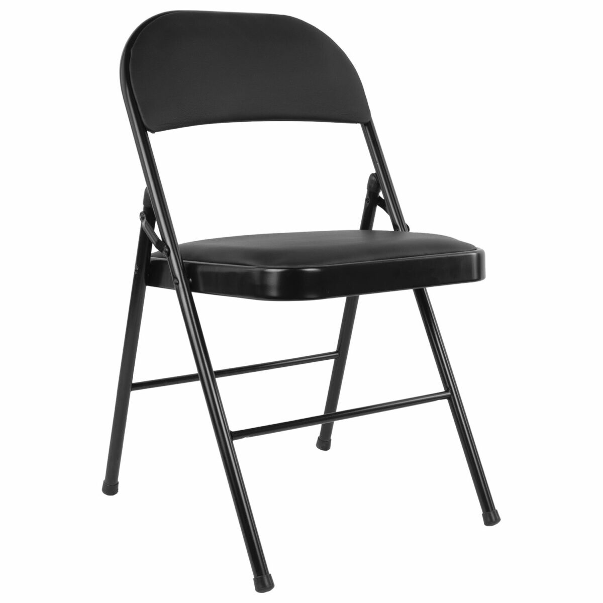 Стул складной BRABIX "Golf Plus CF-003 Комфорт", черный каркас, кожзам черный, 531566 — изображение 2
